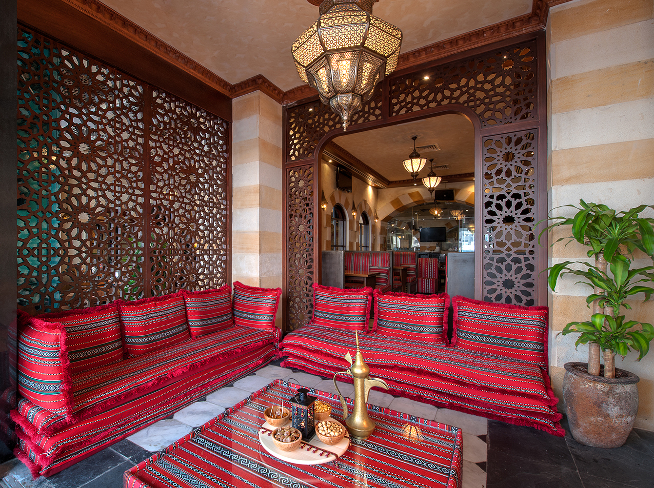 Arabic restaurant photography